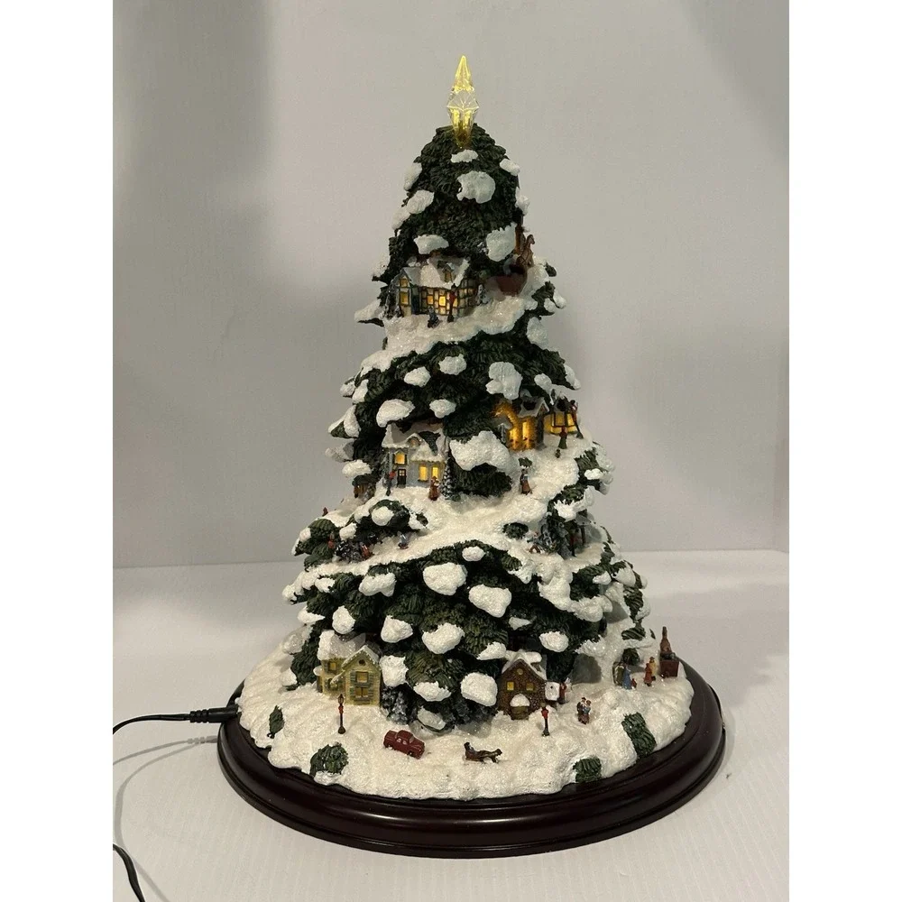 2004 Thomas‎ Kinkade Village Christmas Illuminated Tree 15